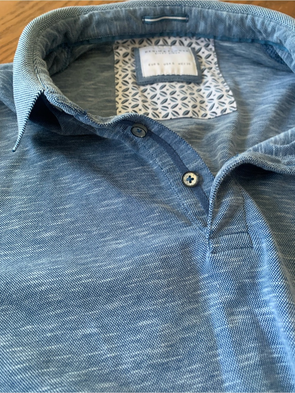 Denim & Flower Polo Shirt - Picture 4 of 15